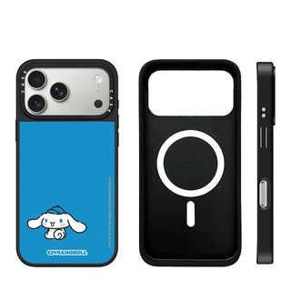 Ốp Điện Thoại Cứng Gương Chó Mũ Xanh Từ Tính Cho iPhone 17 Pro Max 17 Air 16 Plus 15 14 13 12 11 Vỏ Chống Sốc