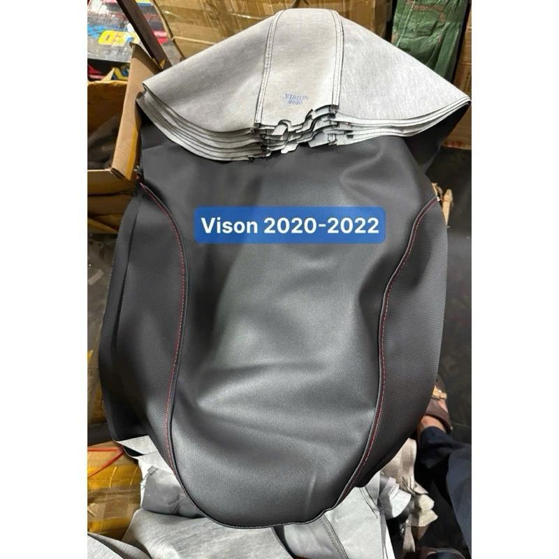 Vỏ bọc yên xe Vision (2020-2024) k2c- Màu đen hàng loại 1 cao cấp(sản phẩm dùng ghim bấm không có chun bọc)