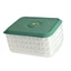 Hộp đựng thực phẩm CHEESELY, có đầu ghi thời gian có nắp Hộp đựng bánh bao, Hộp đựng thức ăn trong suốt Niêm phong tuyệt vời Dụng cụ sắp xếp bánh bao tái sử dụng cho tủ lạnh