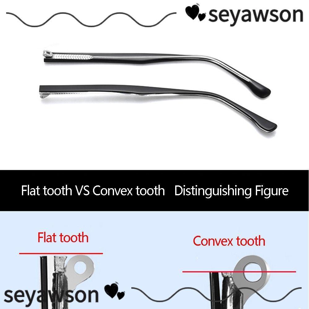 Seyawson 1 Cặp Kính Cánh Tay Chống Trơn Trượt Đa Năng Dụng Cụ Sửa Chữa Kính Mắt Phụ Kiện