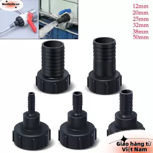 Bộ chuyển đổi bình chứa IBC NORDICLIE Công cụ lắp bền Đầu nối vòi cho phụ kiện ống làm vườn tại nhà