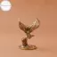 Houdou Cổ Đồng Thau Cú Thu Nhỏ Các Bức Tượng Nhỏ Retro Đồng Động Vật Trà Thú Cưng Để Bàn Trang Trí Trang Trí Thủ Công Động Vật Các Bức Tượng Nhỏ VN