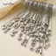 AqToCna Tinh Tế Chunky Bóng 26 Chữ Mặt Dây Chuyền Nelace Bóng Bong Bóng Bảng Chữ Cái Choker Nelace Cho Nữ Món Quà Trang Sức Cá Tính AqToCna