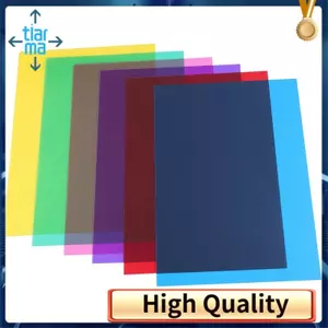 Gói 6 Gel Phim Màu, Phim Màu Trong Suốt, Chịu Nhiệt Cho Đèn, Lọc Màu (30 x 21 cm)