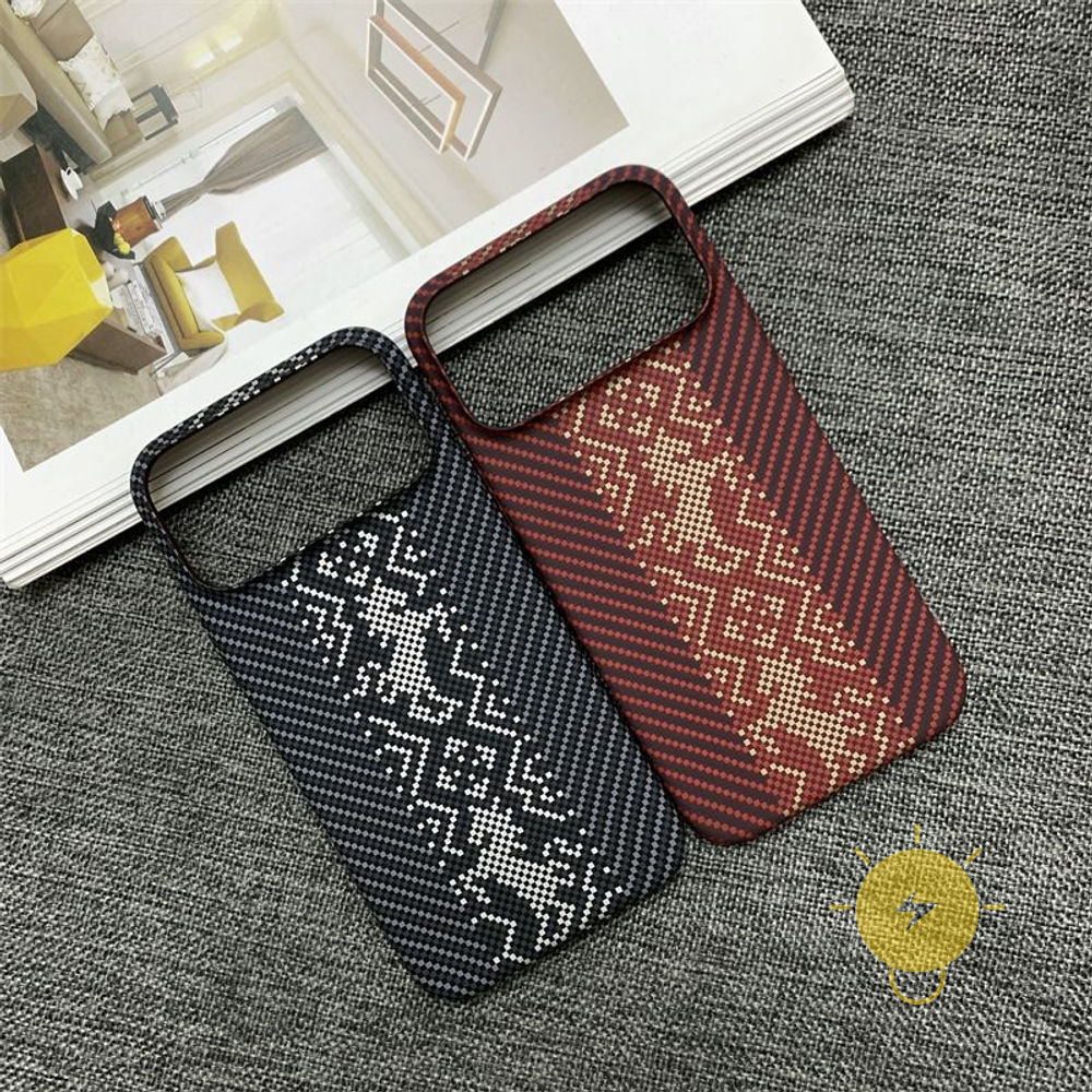Phone Case For iPhone 17 Pro Max 16 15 14 13 PC TPU Hard Aesthetic Korean Cute