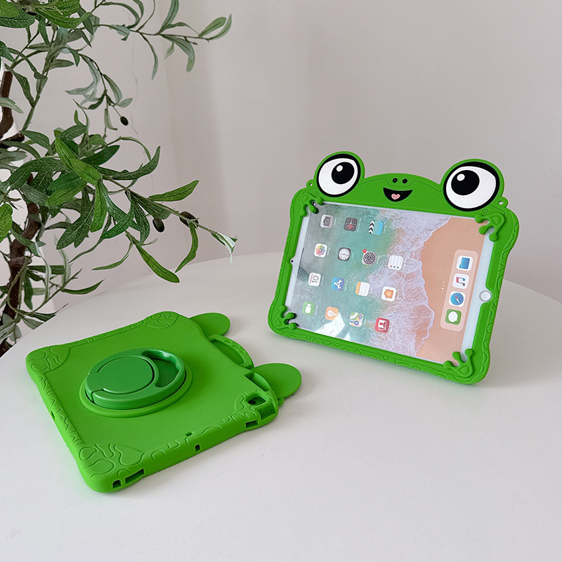 Ốp Silicon Mềm Cho iPad 11 A16 10.2 5 6 7 8 9th 10th Gen Air Air2 Pro 9.7 Air4 Air5 10.9 Pro 11 Air 11 Mini 1 2 3 4 5 6 7 360° Nắp đứng có thể gập lại xoay