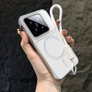 Ốp Lưng PBZZ Cho xiaomi 14t 14 pro 14 ultra 5g Vỏ Điện Thoại Vỏ Mềm Chống Sốc Thiết Kế Mới Thẩm Mỹ Có Dây Buộc Cho Bé Gái Từ Tính TBDTBS1