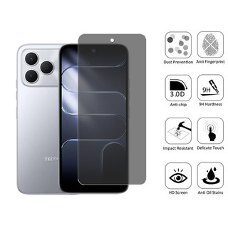 Tecno Spark 50 4G 1-2 Chiếc Kính Cường Lực Bảo Vệ Màn Hình Chống Gián Điệp Chất Lượng Cao Cho Tecno Spark 40 30c 20c 20 Pro 4G 5G 9D Kính Bảo Vệ