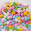 Hạt Bông Pom Pom Mix Màu Dùng Làm Handmade, Trang Trí, Phụ Kiện May Mặc 1cm và 2cm và 1.5cm ANGIHOME