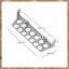 2 Chiếc Khung Xe Giáp Bạc Cho MN128 MN86S MN86KS MN86 MN86K MN G500 1 / 12 RC Xe Nâng Cấp Phần