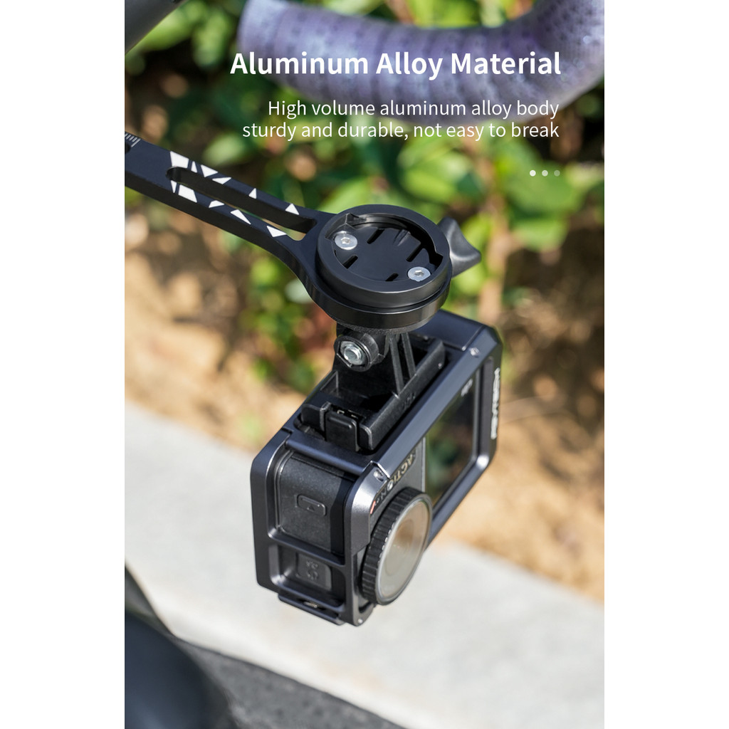 Xe Đạp Tích Hợp Tay Cầm Giá Đỡ Máy Tính Cho Garmin Bryton Wahoo Xe Đạp Đường Bộ Đồng Hồ Tốc Độ Đèn Pha Sợi Carbon Gắn Chân Đế