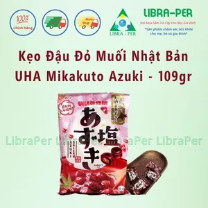Kẹo Đậu Đỏ Muối UHA Mikakuto 109g – Kẹo Cứng Hương Vị Nhật Bản Tươi Mới Cân Bằng Ngọt Mặn