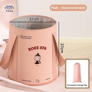ELBBKG Dung Tích Lớn Gấp Chân Bồn Tắm Sâu Ngâm Buet Đầu Gối Ấm Chân Ngâm Túi Di Động Du Lịch Chân Chậu Rửa Buet Mới