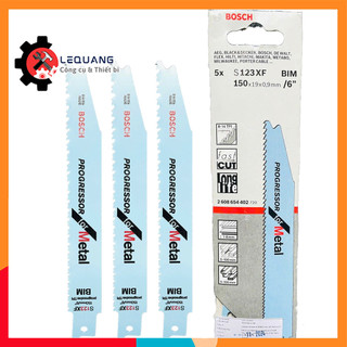Lưỡi cưa kiếm cắt nhanh kim loại BOSCH 150x19x0.9 S123XF - 2608654402 GỒM 1 LƯỠI