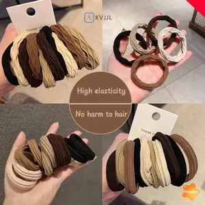 Dây buộc tóc co giãn cao dành cho bé gái và nữ, bền bỉ với giá đỡ đuôi ngựa