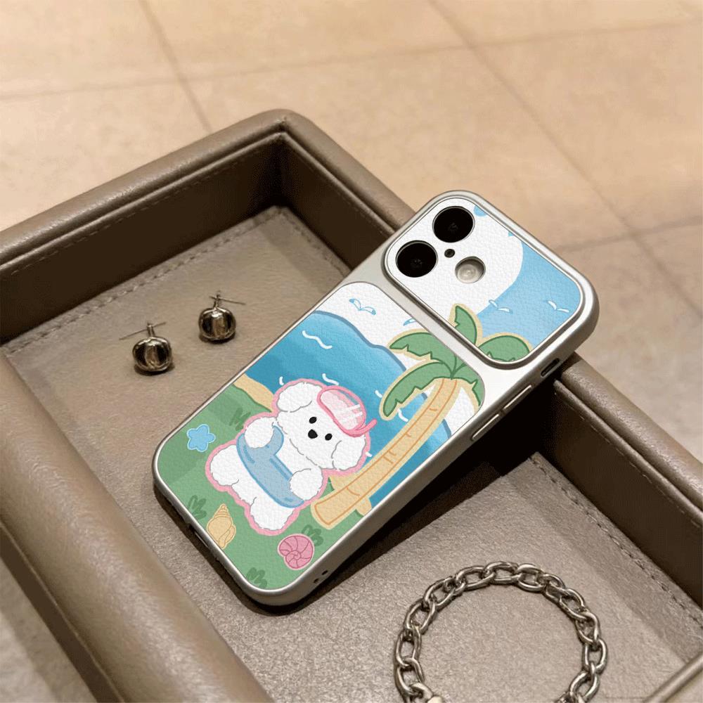 Sea Puppy cho trường hợp iPhone 17pro iPhone 16/15/14pro chống rơi