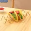 <cosyh>Durable Taco Holder Wavy Stainless Steel Design for Effortless Food Presentation