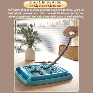 【BabyJoy】Bàn cờ đá cẩm thạch từ tính,phát triển tư duy logic và tập trung,Trò chơi chiến lược
