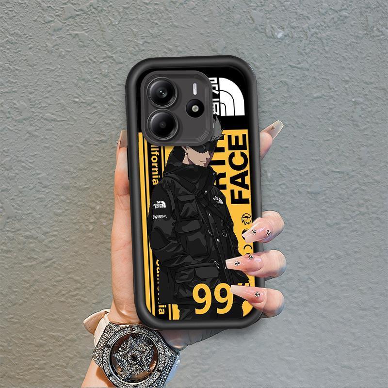 Ốp Lưng Cho Redmi Note 14 4G 5G Hoạt Hình Silicon Mềm Ốp lưng TPU Jujutsu Kaisen Anime Mắt Thiên Thần Chống Sốc Ốp Lưng