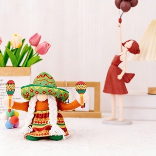 Âm nhạc Gnomes Đồ trang trí trong nhà, Đồ trang trí ngày lễ Gnome mùa xuân hè, Gnomes nhồi bông thủ công