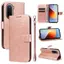 Ốp Lưng Cho Redmi A7 Pro Dập Nổi Đuôi Bướm Da Khe Cắm Thẻ Dây Đeo Tay Chống Rơi Vỏ Điện Thoại