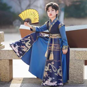 💕Chỗ💕 Trẻ Em Trang Phục Han Trung Quốc Quần Áo Bé Gái Trai 3-12 Tuổi Mới Lạ Halloween Năm Mới