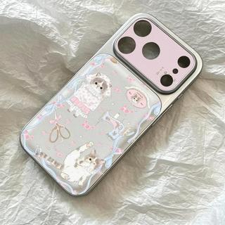 Phấn nền đáng yêu Đối với iPhone 17/16Pro Corning Shell Dán da đơn giản mới