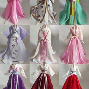 30cm Trang Phục Búp Bê Quần Áo Hanfu Trang Phục Đồ Chơi Bán Quần Áo Riêng Biệt 0424