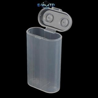 E-WOITD Chống Thấm Nước 18650 Pin Hộp Bảo Quản Nhựa Ốp Lưng Bền 18650 Pin E-WOITD