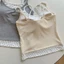 NICOLOO Áo Tank Top, Chắp Vá In Hoa Spaghetti Strapy Top, Vai Mùa Hè Gợi Cảm Với Áo Ngực Pad Nữ Camisole Đeo Bên Ngoài