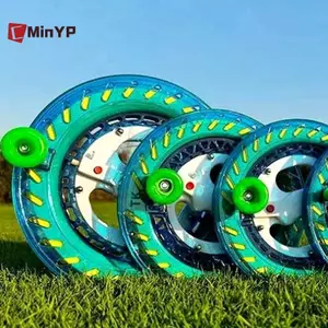 CMinYP 1 Cái 200 / 300 / 400M Diều Cuộn Bánh Xe Lửa Dây Tay Cầm Bay Dây Dụng Cụ Dây Ngoài Trời Tròn Màu Xanh Dương Cho Fying Diều Glory