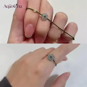 Nhẫn và Vòng Tay Handmade Phối Bện, Điều Chỉnh Kích Thước, Quà Tặng Cặp Đôi từ AqToCna