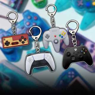 Mini Gaming Console Controller Gantung Kunci Akrilik Acrylic Keychain Key Holder Bag Pendant