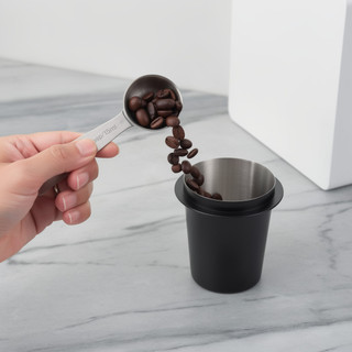 Cốc định lượng cà phê bằng thép không gỉ Máy mài Espresso Portafilter Công cụ đo bột 51 53 58mm