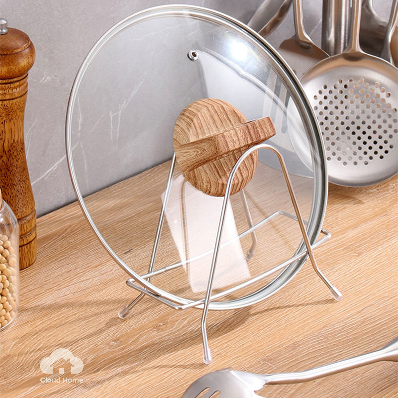 🌤️COD🌤️Giá thớt inox, Giá dao đa năng, Giá thớt gia dụng, Giá đựng nắp nồi, đồ dùng nhà bếp tiện dụng dày lên