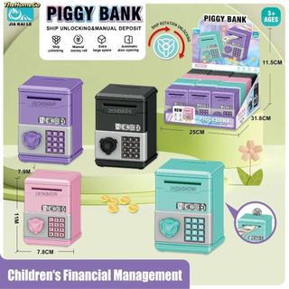 [Vận chuyển nhanh] Đồ chơi trẻ em THEHOMECO Piggy Bank, Mật khẩu ATM Hộp tiền tiết kiệm tiền, Quà tặng trẻ em Mini Đồ chơi tiết kiệm tài chính Ngân hàng tiết kiệm tiền cho bé trai bé gái