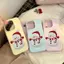 Red Scarf Snowman cho trường hợp iPhone 17pro iPhone 16/15/14pro Jelly Case