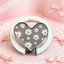 INS White Camellia LOVE Giá đỡ điện thoại từ tính có gương cho vỏ nam châm và IPhone 13 15 16 17 Pro Max 14 Plus Giá đỡ vòng đeo tay có thể gập lại