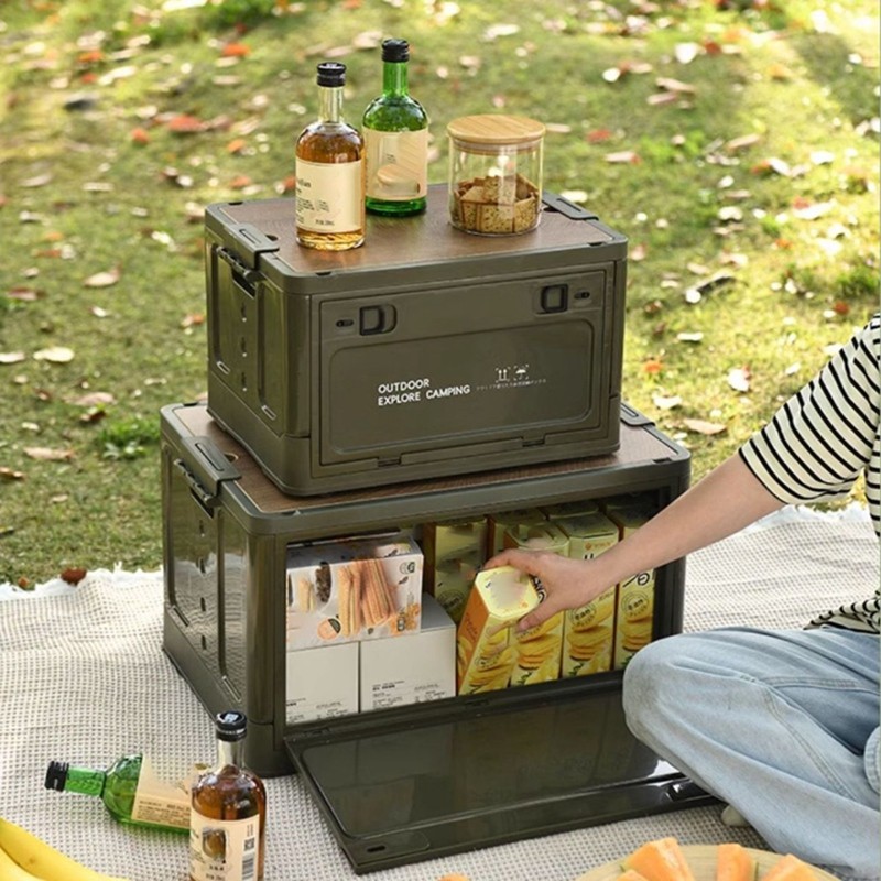 Camping Outdoor Foldable Gear Organizer - Hộp Đựng Máy Tính Bảng và Đồ Du Lịch