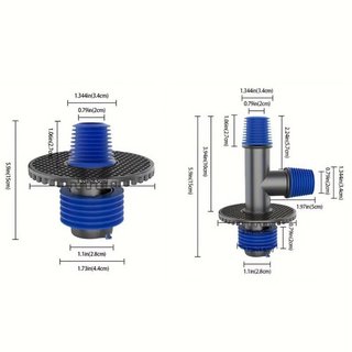 Đầu nối thoát nước máy giặt ABS Chống mùi Chống chảy ngược Chống tắc nghẽn Vòi bồn rửa phòng tắm