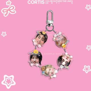 Kawaii Kpop CORTIS KEONHO Keychain Cute Acrylic SEONGHYEON JUHOON JAMES MARTIN Key Ring F