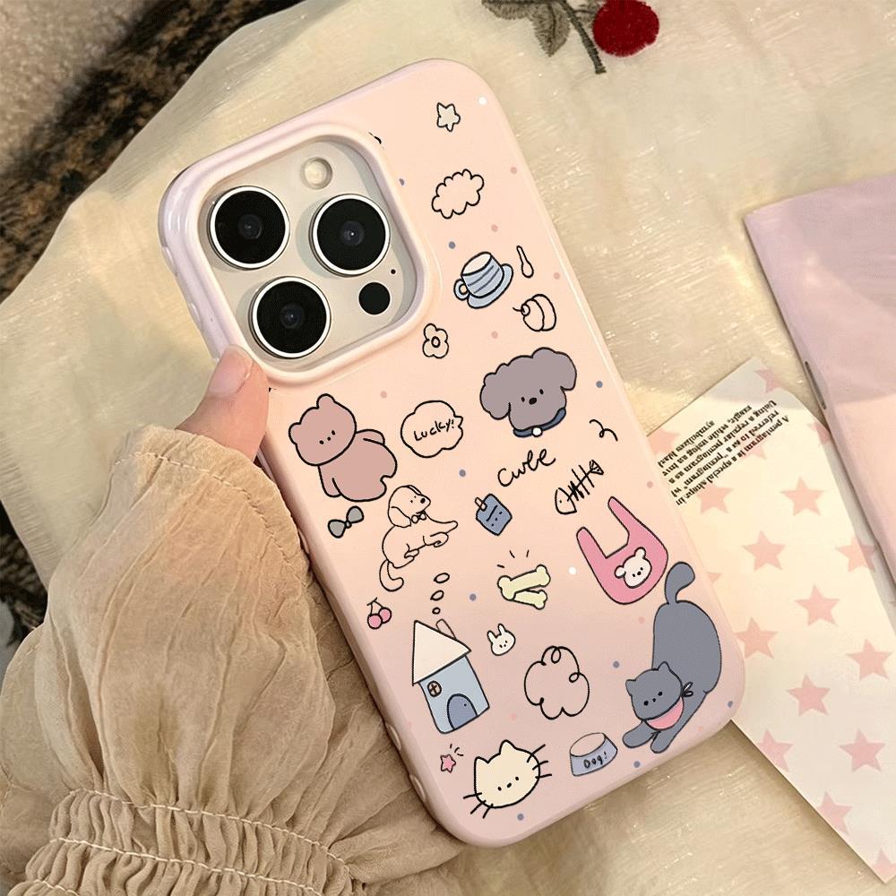 Đối tác nhỏ Ứnhỏ dụng iPhone 1716/15/14 Trường hợp 13/12/11xr Dễ thương 8/7