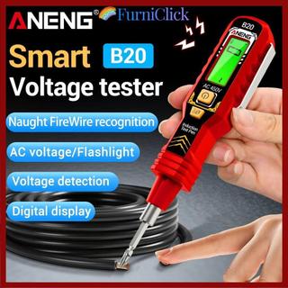 Bút kiểm tra điện áp FURNICLICK, Máy dò điện áp báo động hai đầu, Màn hình kỹ thuật số Máy kiểm tra tuốc nơ vít chính xác cao 30-1000V