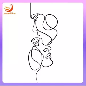 Nghệ thuật treo tường bằng kim loại Mặt tối giản Đường treo tường Trang trí điêu khắc tường sắt trừu tượng Trang trí Bắc Âu, Dễ dàng lắp đặt A