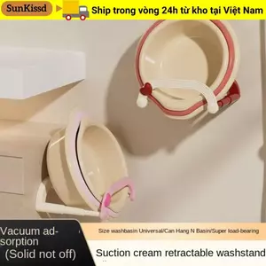 Giá để đồ treo tường SUNKISSD, Hộp đựng khăn giấy phòng tắm chống nước đa chức năng, Chịu tải lớn Kệ kính phòng tắm màu đen / đỏ / trắng Phòng tắm