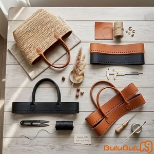 Túi dệt DIY Dây đeo thân xe có cạnh đục lỗ Tích hợp Phụ tùng thay thế túi xách cho nữ Ví Tote