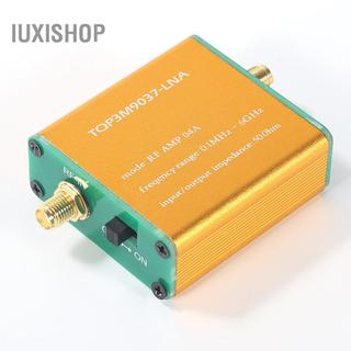 iuxishop 100k-6GHz RF AMP Bộ khuếch đại tín hiệu vô tuyến toàn băng tần Bộ tăng cường tín hiệu Tiền khuếch đại Độ tuyến tính cao Bộ khuếch đại tăng tiếng ồn thấp