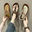 Sandal Nữ La Mã Dép xỏ ngón thoải mái Đi biển Flat Thong