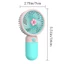 Quạt di động STABFOAM, Chủ đề trái cây Quạt Mini phong cách dễ thương, Thiết kế hoạt hình nhiều màu di động Nhiều kiểu Quạt cầm tay Sử dụng cá nhân
