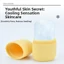 FAVORITEGOODS Ice Face Roller, De-Puffing Silicone Facial Ice Mold, Công cụ chăm sóc da có thể tái sử dụng Làm mát Thu nhỏ lỗ chân lông Con lăn Massage mặt Điều trị làm đẹp